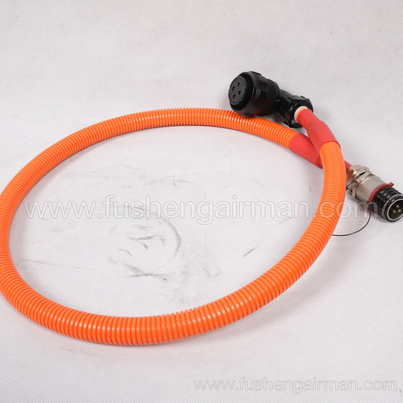 260511S17070401 Fusheng Genuine Vehicle-mounted EBS-04YZ Permanent Magnet Motor Three-phase Wire Length 1050mm