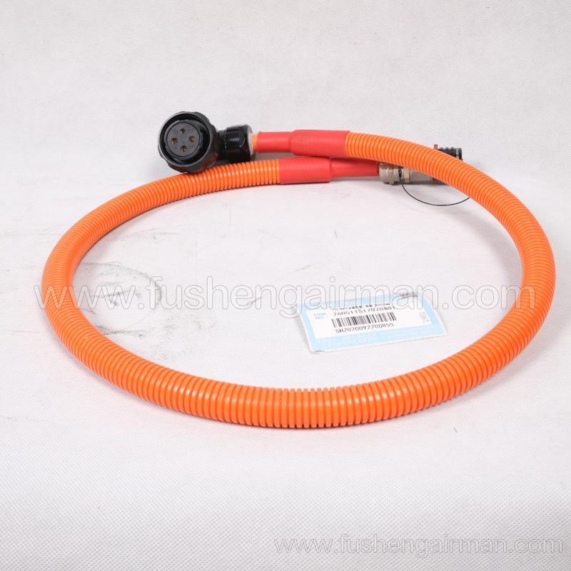 260511S17070401 Fusheng Genuine Vehicle-mounted EBS-04YZ Permanent Magnet Motor Three-phase Wire Length 1050mm
