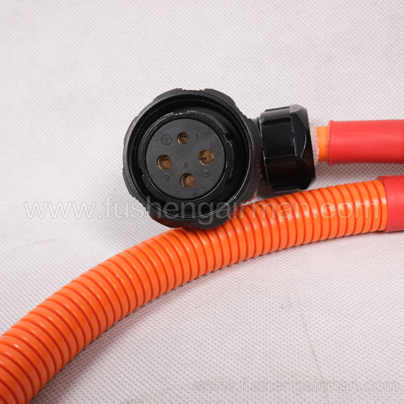 260511S17070401 Fusheng Genuine Vehicle-mounted EBS-04YZ Permanent Magnet Motor Three-phase Wire Length 1050mm