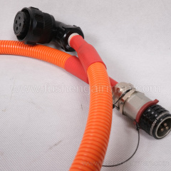 260511S17070401 Fusheng Genuine Vehicle-mounted EBS-04YZ Permanent Magnet Motor Three-phase Wire Length 1050mm