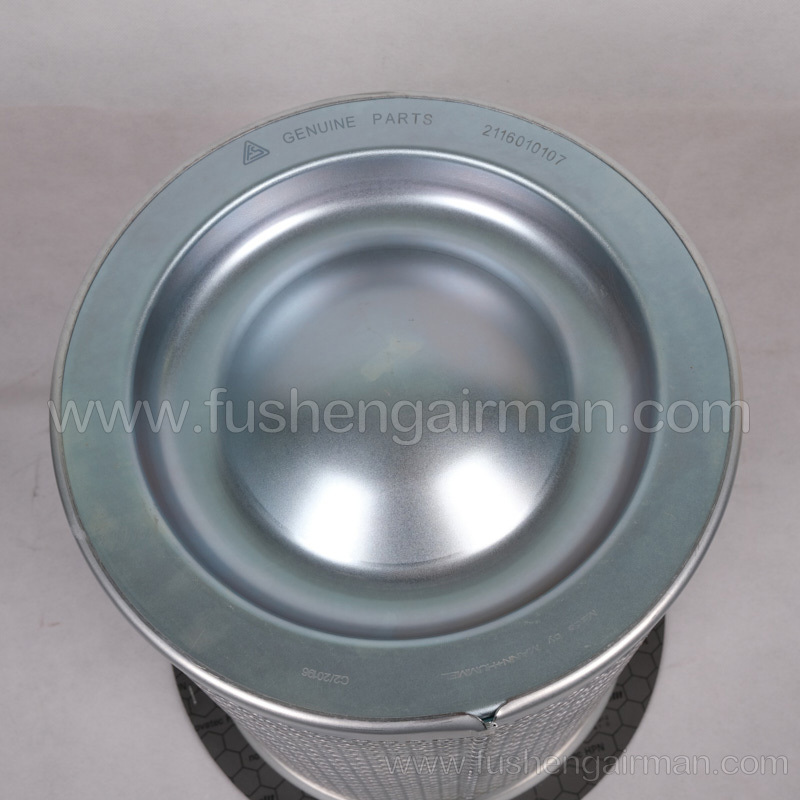 2116010107=91111-001Fusheng Genuine Air Compressor SA110-120-132 Oil Separator Core