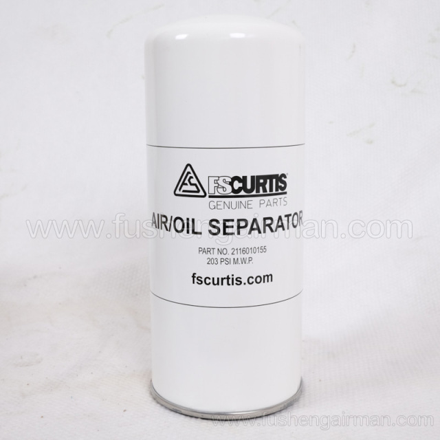 2116010155 Fusheng Genuine Screw Air Compressor Curtis GPS08-11 Oil Separator