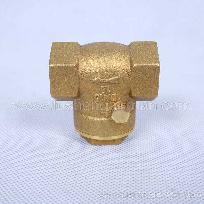 2104100071 Fusheng Oil-less Screw Compressor Accessories 1/2” Check Valve for ZW Series