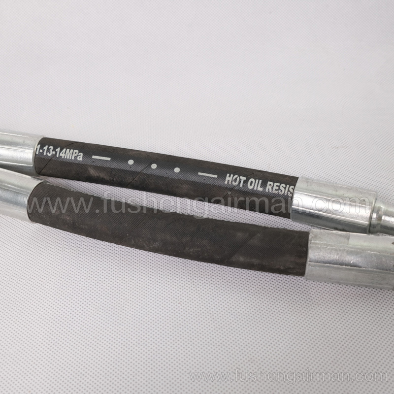 2606462180=71161211-61550 Fusheng screw compressor high pressure hose for SA132/160