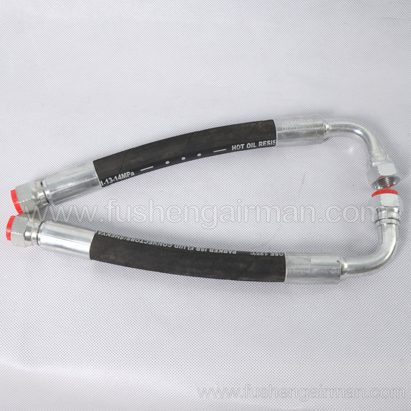 2606462180=71161211-61550 Fusheng screw compressor high pressure hose for SA132/160