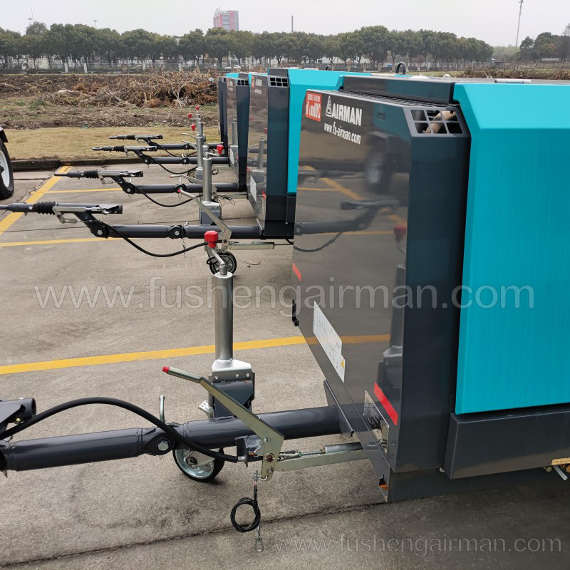 Fusheng airman PDS series engine-driven portable air compressors