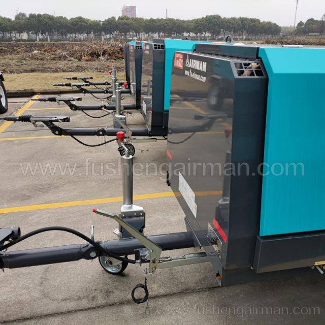 Fusheng airman PDS series engine-driven portable air compressors