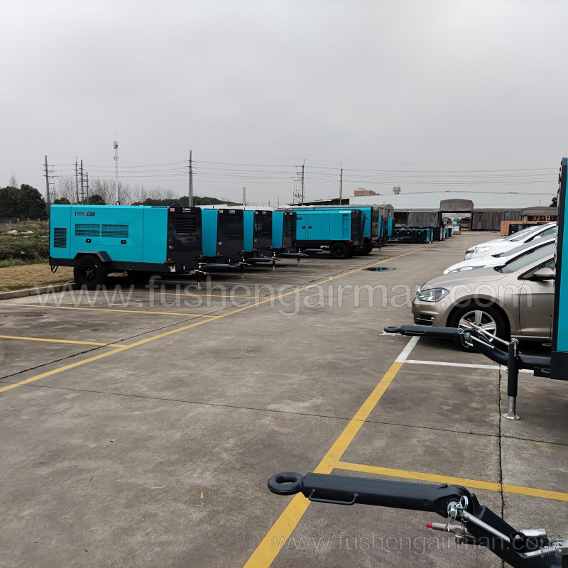 Fusheng airman PDS series engine-driven portable air compressors