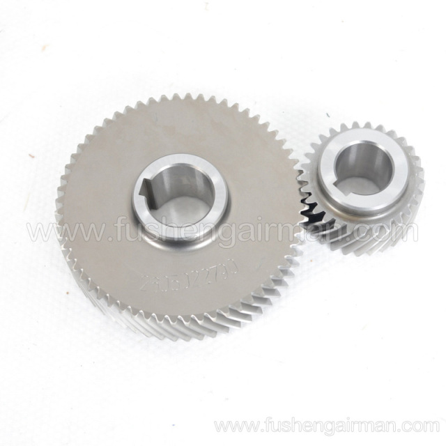 2605022790/2605022800 Fusheng Original Screw Air Compressor TSA024G Main Gear Secondary Gear Set Gear Ratio i=2.07