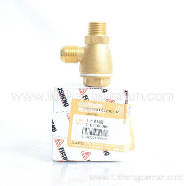2104100085 Fusheng original 1/2’ check valve for VA65,HTA65,FG07 etc. piston compressor