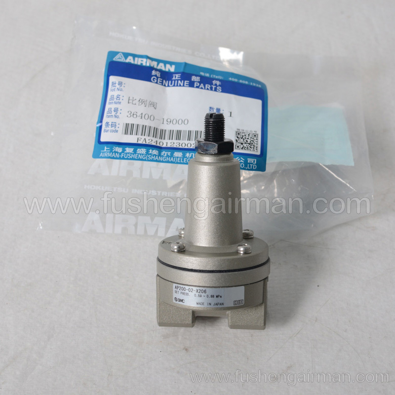 36400-19000 AP200-02-X206 fusheng airman original proportional valve for PDSJ750S mobile air compressor