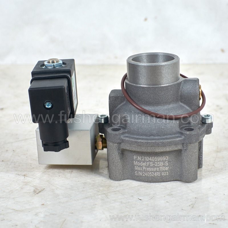 2104059993 Fusheng Original Air Compressor Parts DN25 Piston Air Inlet Valve(CE approved)