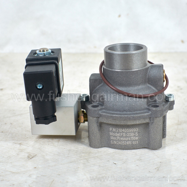 2104059993 Fusheng Original Air Compressor Parts DN25 Piston Air Inlet Valve(CE approved)