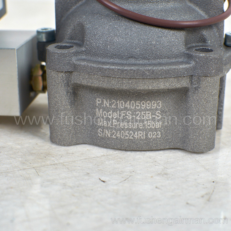 2104059993 Fusheng Original Air Compressor Parts DN25 Piston Air Inlet Valve(CE approved)