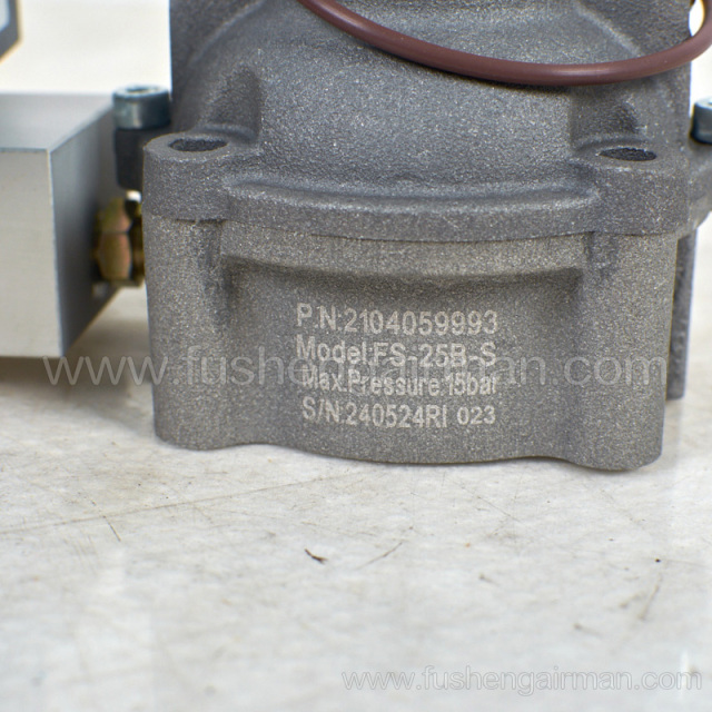 2104059993 Fusheng Original Air Compressor Parts DN25 Piston Air Inlet Valve(CE approved)