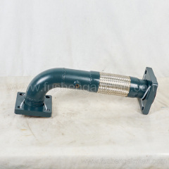 2605412571 Fusheng SA120A Exhaust Manifold Assembly Radiator Inlet - Pressure Valve Exhaust Port