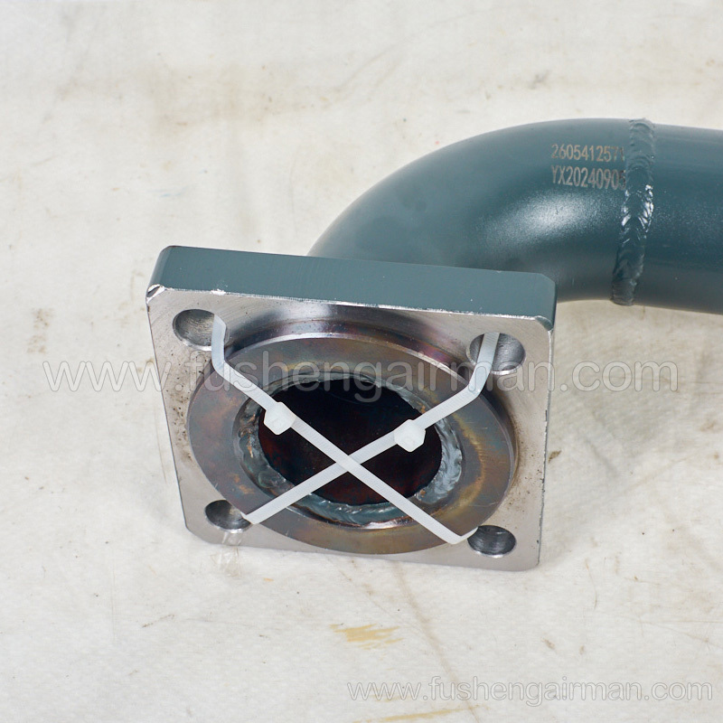 2605412571 Fusheng SA120A Exhaust Manifold Assembly Radiator Inlet - Pressure Valve Exhaust Port