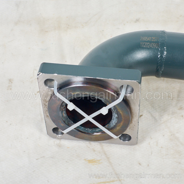 2605412571 Fusheng SA120A Exhaust Manifold Assembly Radiator Inlet - Pressure Valve Exhaust Port