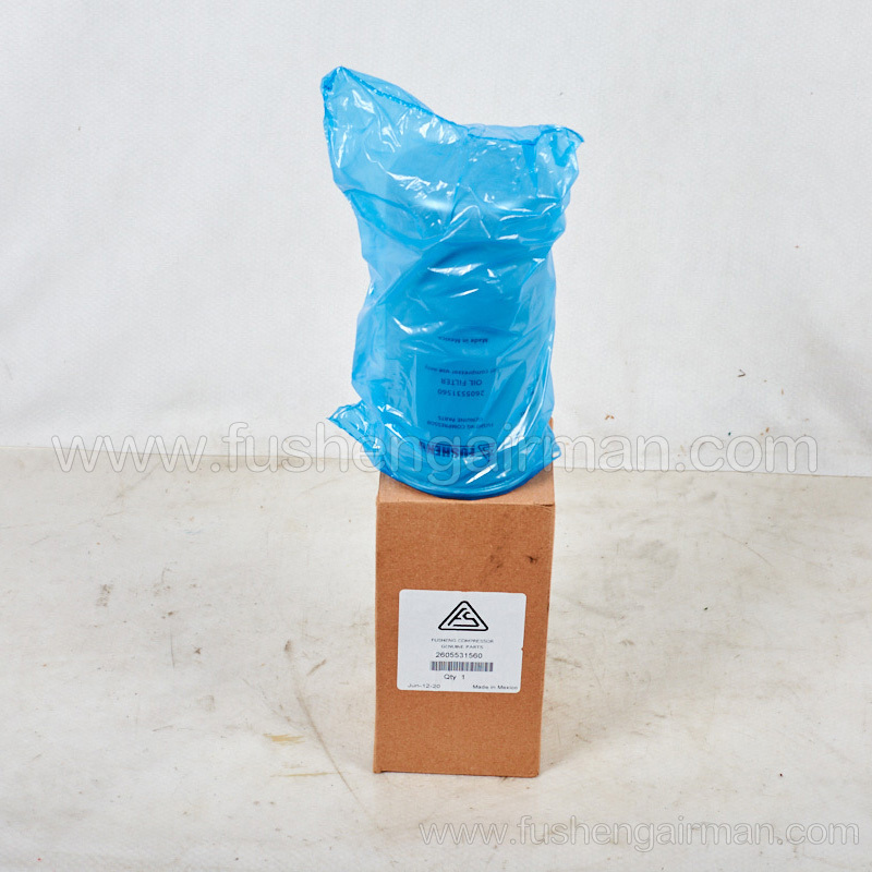 2605531560 Fusheng Air Compressor Genuine Parts SA15-37A Oil Filter