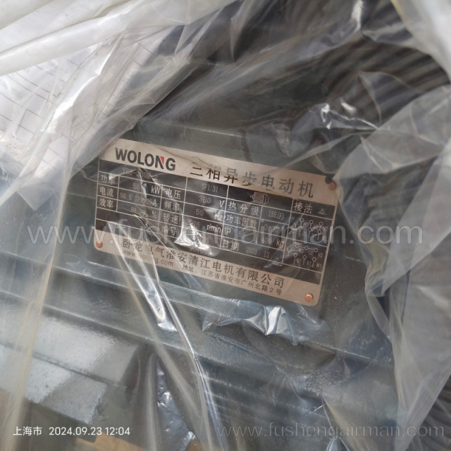 2106022099 Fusheng Original Screw Air Compressor 60kw Motor IE1-250M-2 Wolong Motor