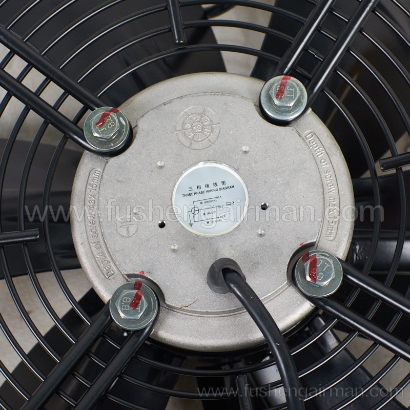 2106130998 Fusheng Original Screw Air Compressor 0.65kW,380V32inch Outer Rotor Axial Fan