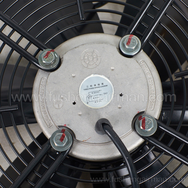 2106130998 Fusheng Original Screw Air Compressor 0.65kW,380V32inch Outer Rotor Axial Fan
