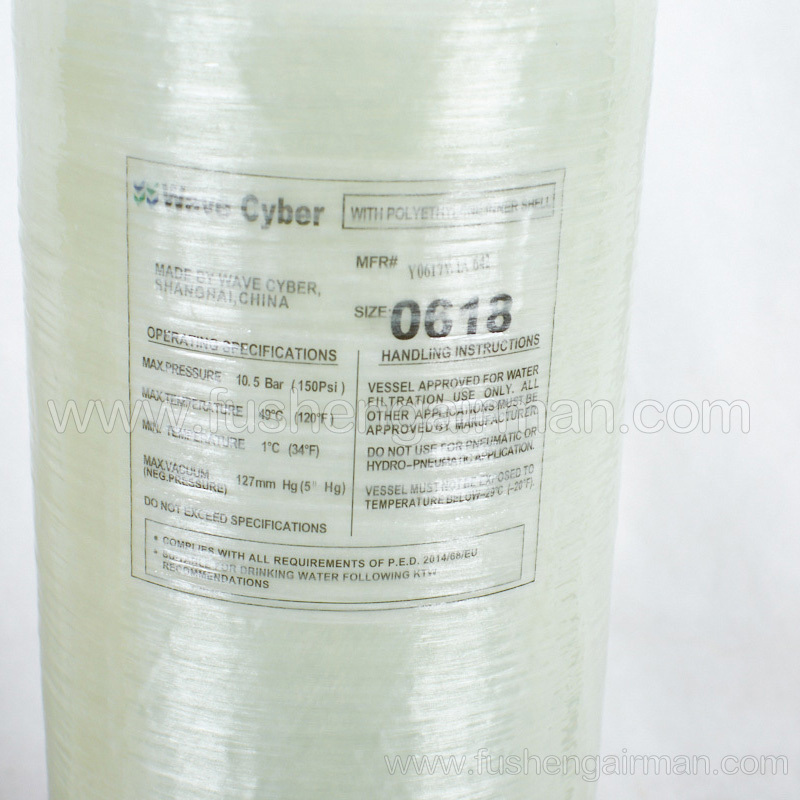 2116140020 Fusheng original oil-free water lubrication air compressor DI-22 water softener (SW37)