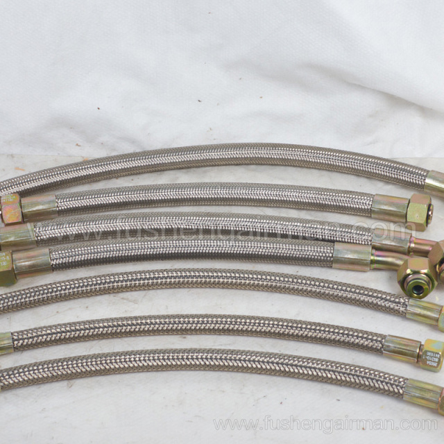 2605466310 Fusheng Original Genuine Screw Air Compressor SA08-11AF High Pressure Hose Set 7pcs