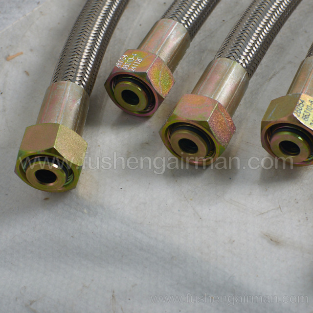 2605466310 Fusheng Original Genuine Screw Air Compressor SA08-11AF High Pressure Hose Set 7pcs