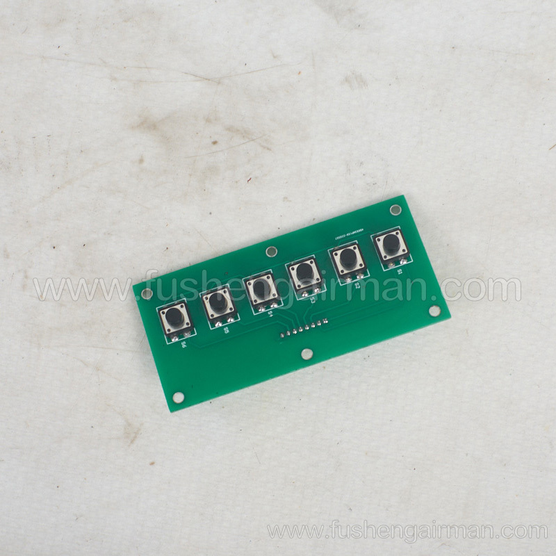 2108100321 Fusheng genuine air compressor Mitsubishi FX2N-32MR control panel keypad 6-key layout