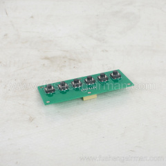 2108100321 Fusheng genuine air compressor Mitsubishi FX2N-32MR control panel keypad 6-key layout