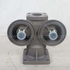 2605277720 Fusheng genuine screw compressor DN50-2 oil filter holder double oil filter 13bar