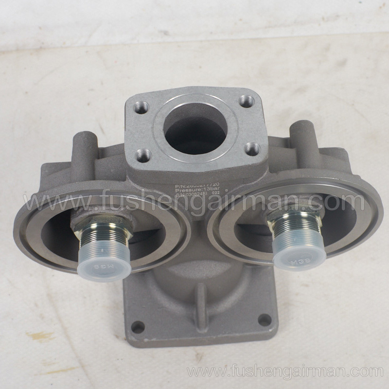 2605277720 Fusheng genuine screw compressor DN50-2 oil filter holder double oil filter 13bar