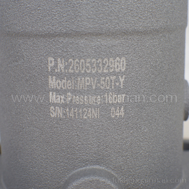 2605332960 Fusheng Original Screw Compressor SF90W Pressure Maintaining Valve MPV-50T In Stock