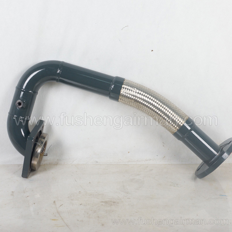 2606416050 Fusheng genuine screw air compressor SA75A-C body exhaust pipe set with flange