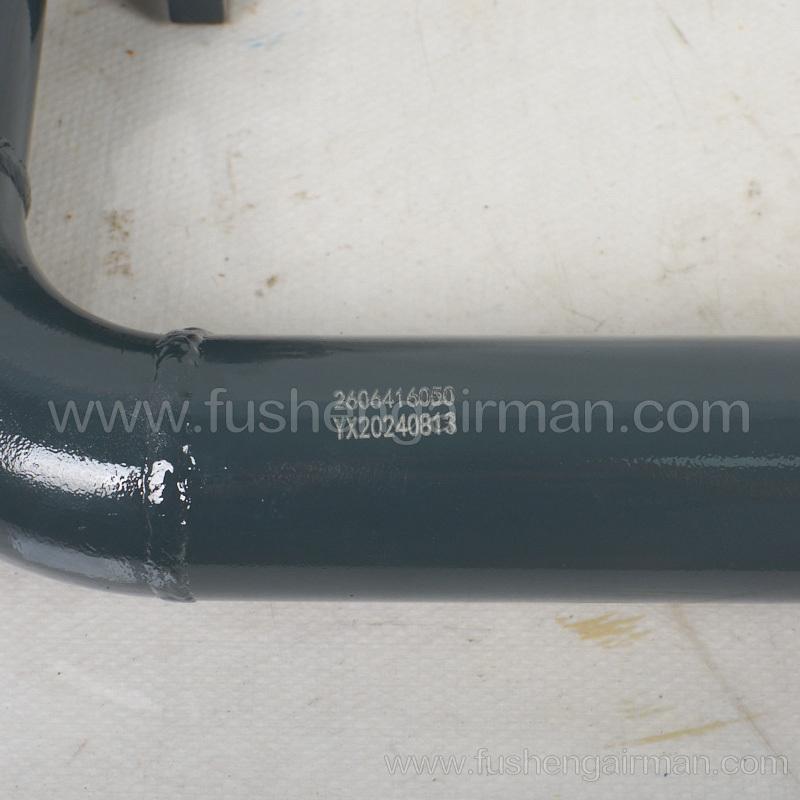 2606416050 Fusheng genuine screw air compressor SA75A-C body exhaust pipe set with flange