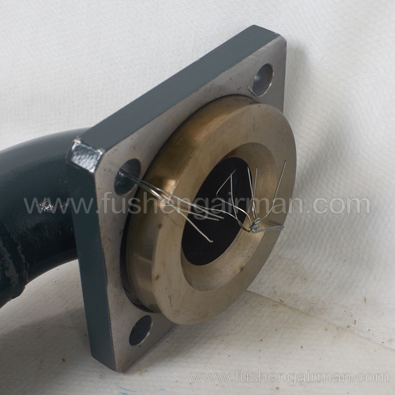 2606416050 Fusheng genuine screw air compressor SA75A-C body exhaust pipe set with flange