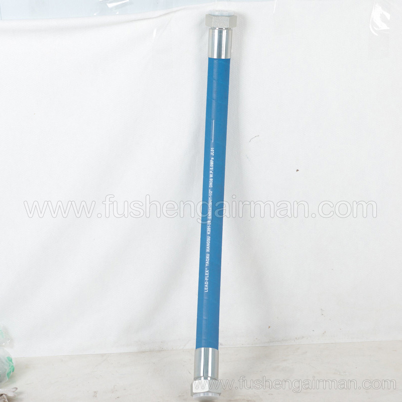 2606463490 Fusheng genuine screw air compressor SA132W outlet pipe blue K201-38