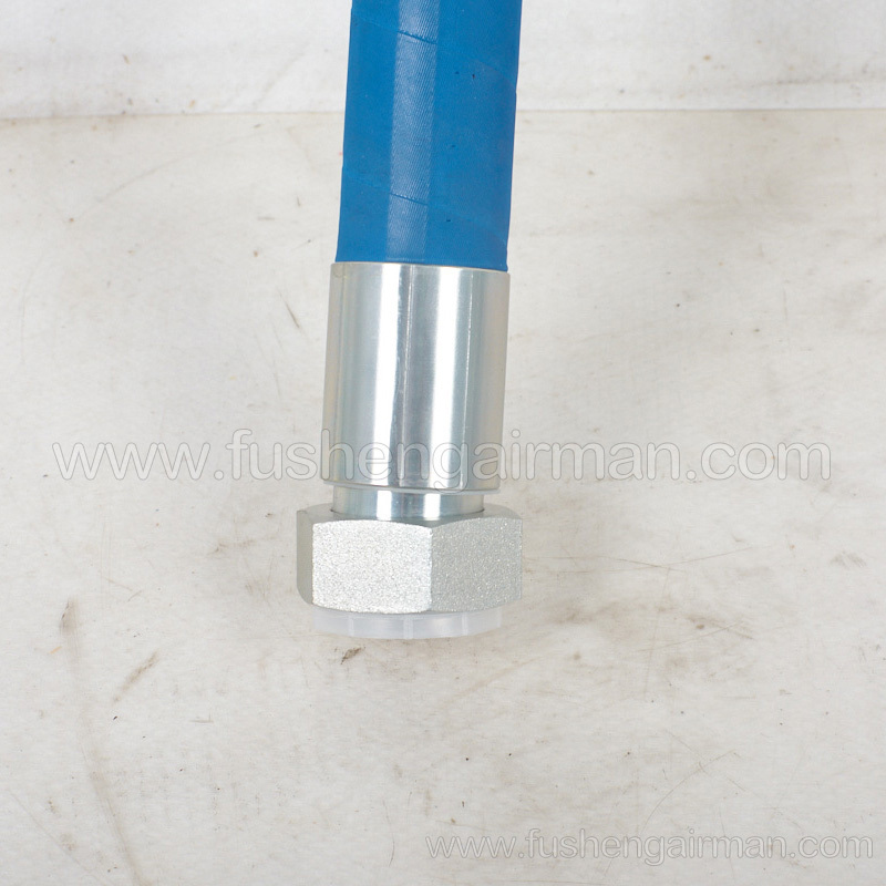 2606463490 Fusheng genuine screw air compressor SA132W outlet pipe blue K201-38