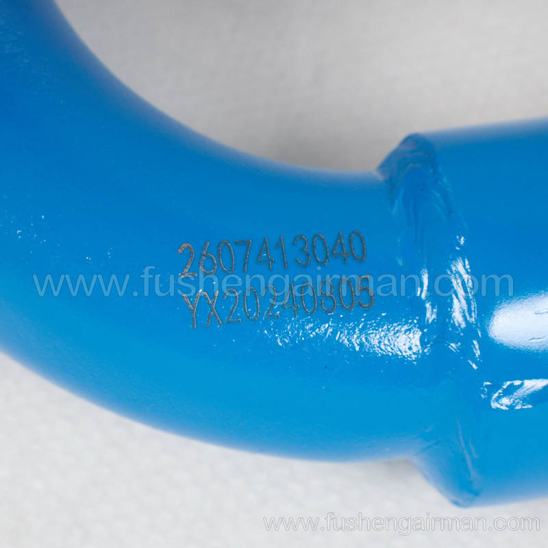 2607413040=71223332-77110 Fusheng Aisens TESV37 Air Compressor Body Exhaust Pipe