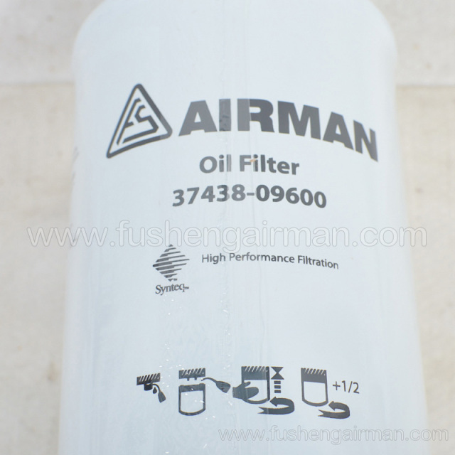 37438-09600 Fusheng airman mobile air compressor genuine oil filter element