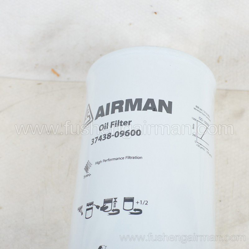 37438-09600 Fusheng airman mobile air compressor genuine oil filter element