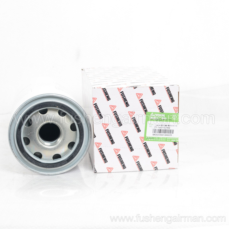 2116010240 Fusheng Genuine Parts 5.5m3/min Spin-on Oil Separator(TES18-22A)
