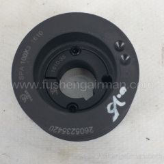 2605235420 Fusheng Screw Compressor Genuine Parts SF18 Body Pulley 3 Groove
