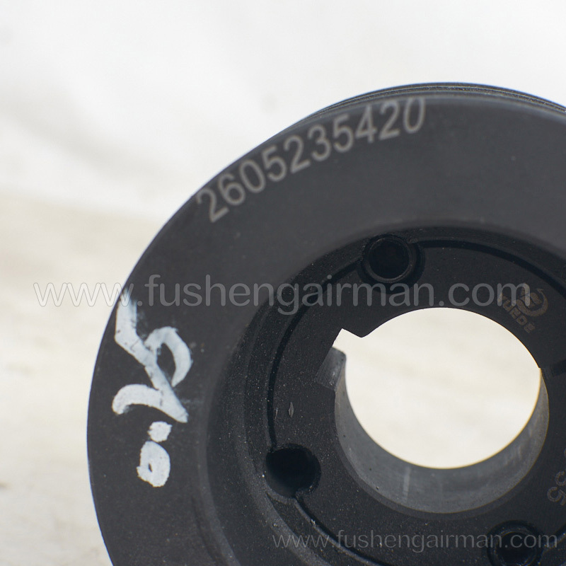 2605235420 Fusheng Screw Compressor Genuine Parts SF18 Body Pulley 3 Groove