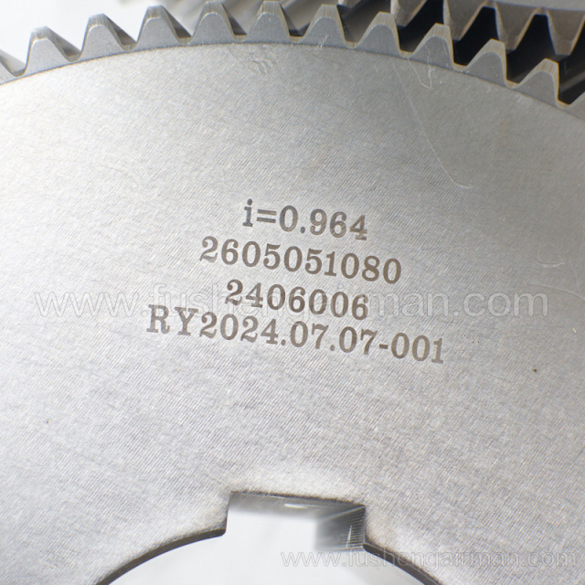 2605051080/2605051090/2605051070 Fusheng Screw Compressor Original Gear Set