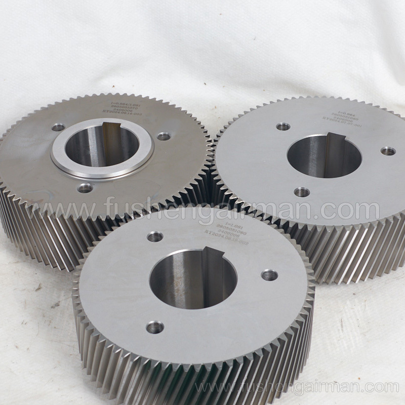 2605051080/2605051090/2605051070 Fusheng Screw Compressor Original Gear Set