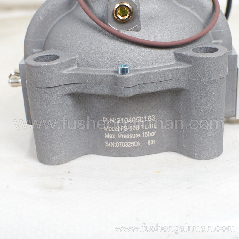 2104050163 Fusheng screw compressor original spare parts intake valve FS-50B-S/230 with tolerance valve