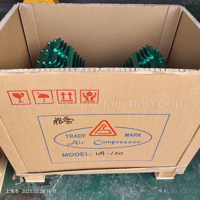 2601001620 Fusheng Piston Air Compressor Genuine Parts Head VA80(II) Air Compressor Body 3kW