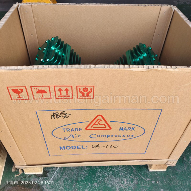 2601001620 Fusheng Piston Air Compressor Genuine Parts Head VA80(II) Air Compressor Body 3kW